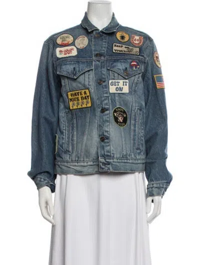 Pre-owned Re/done Denim Jacket In Blue
