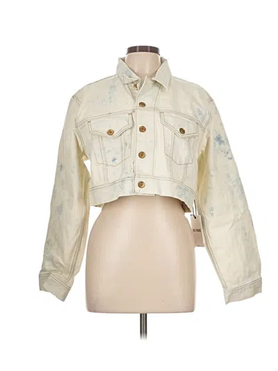 Re/done Denim Jacket In Ivory
