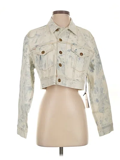 Re/done Denim Jacket In Ivory