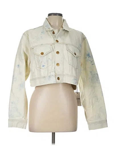 Re/done Denim Jacket In Ivory