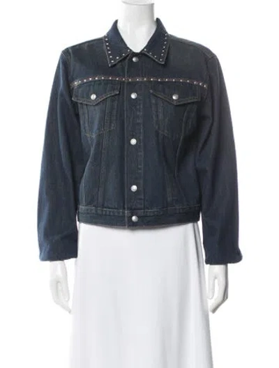 Pre-owned Re/done Denim Jacket W/ Tags In Blue