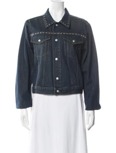 Pre-owned Re/done Denim Jacket W/ Tags In Blue