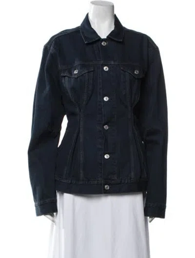Pre-owned Re/done Denim Jacket W/ Tags In Blue