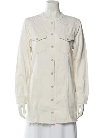 Pre-owned Re/done Denim Jacket W/ Tags In Neutral