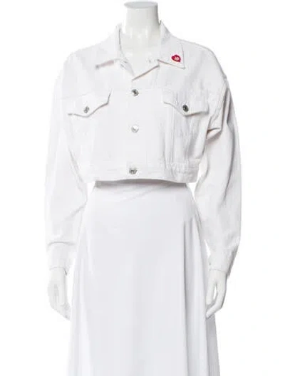 Pre-owned Re/done Denim Jacket In White