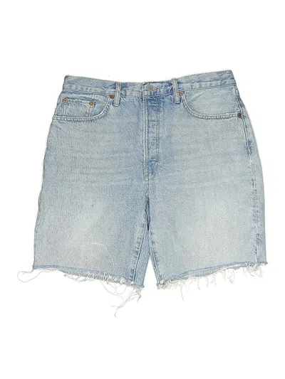 Pre-owned Re/done Denim Shorts In Blue