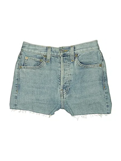 Pre-owned Re/done Denim Shorts In Blue