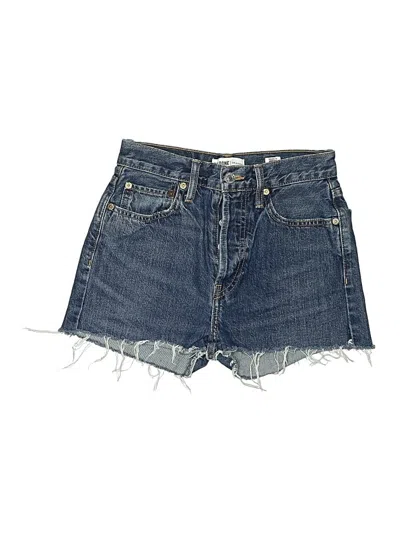 Pre-owned Re/done Denim Shorts In Blue