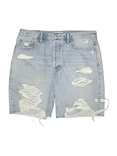 Pre-owned Re/done Denim Shorts In Blue