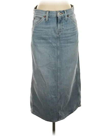 Pre-owned Re/done Denim Skirt In Blue