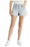 Re/done Easy Rider Short In Cielito In Blue