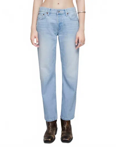 Re/done Easy Straight Crop Jeans In Faded Artisan