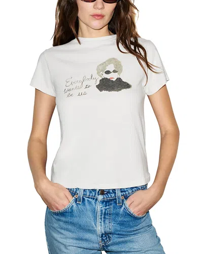 Re/done Everybody Classic Tee In White