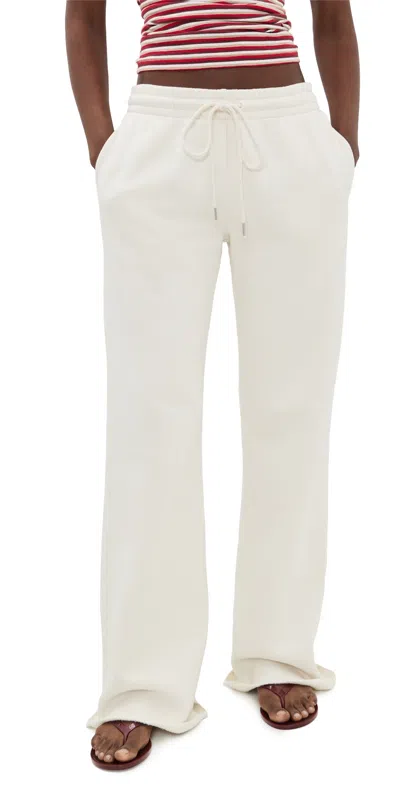 Re/done Flare Sweatpants Vintage White