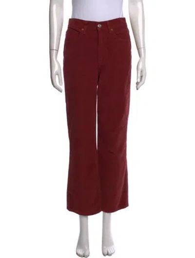 Pre-owned Re/done Flared Pants In Brown