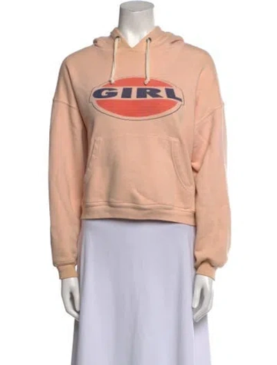 Pre-owned Re/done Graphic Print Crew Neck Sweatshirt In Neutral