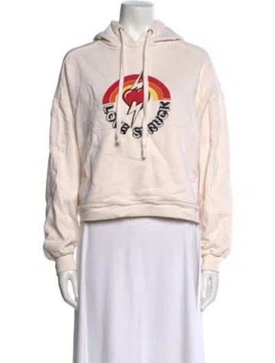 Pre-owned Re/done Graphic Print Crew Neck Sweatshirt In Neutral