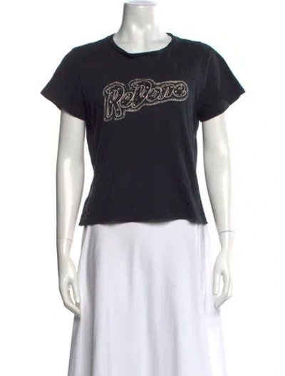 Pre-owned Re/done Graphic Print Crew Neck T-shirt In Multi