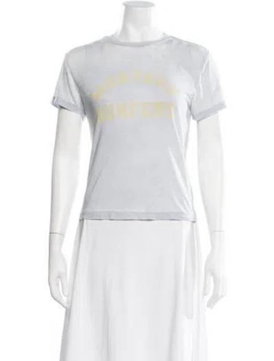 Pre-owned Re/done Graphic Print Crew Neck T-shirt In Neutral