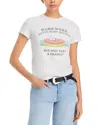 Re/done Snoopy Graphic Tee In White