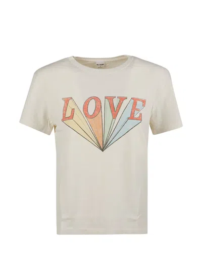 Re/done Graphic-print T-shirt In Neutral