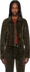 Re/done Slim Zip Denim Jacket