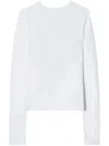 Re/done White Hanes Edition Long Sleeve T-shirt In White
