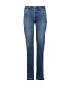 Re/done High-rise Slim-fit Jeans In Blue