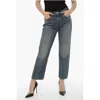 Re/done High-waisted Straight Leg 70s Stove Pipe Jeans 18cm