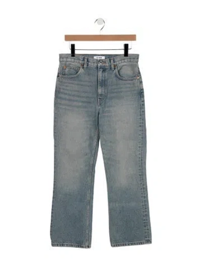 Pre-owned Re/done High-rise Flared Jeans In Blue