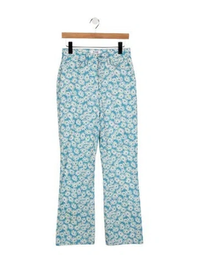 Pre-owned Re/done High-rise Flared Jeans In Blue