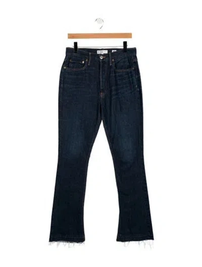 Pre-owned Re/done High-rise Flared Jeans In Blue