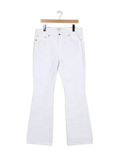 Pre-owned Re/done High-rise Flared Jeans In Blue