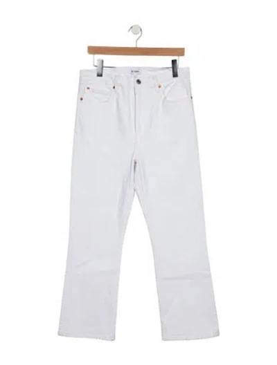 Pre-owned Re/done High-rise Flared Jeans In Blue