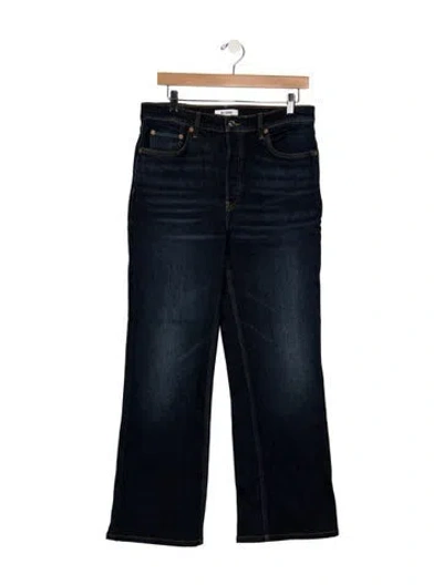 Pre-owned Re/done High-rise Flared Jeans In Blue
