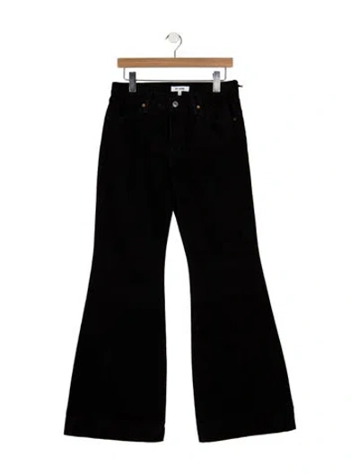 Pre-owned Re/done High-rise Flared Jeans W/ Tags In Black