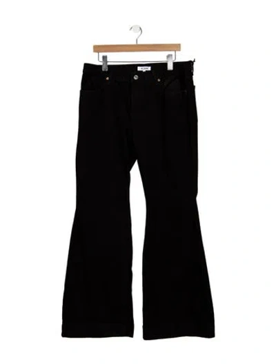 Pre-owned Re/done High-rise Flared Jeans W/ Tags In Black