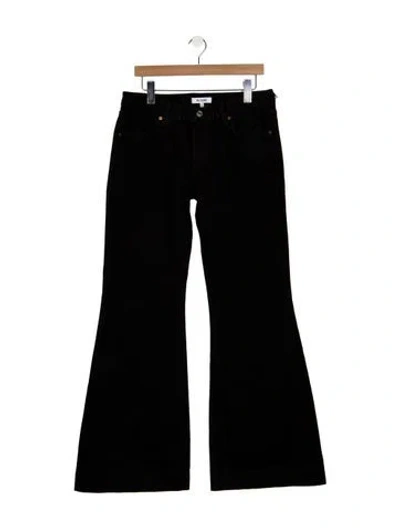 Pre-owned Re/done High-rise Flared Jeans W/ Tags In Black