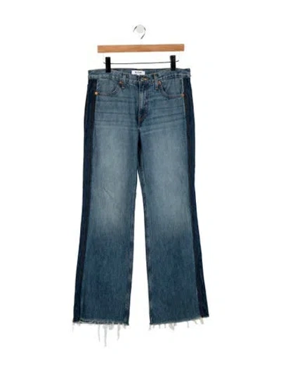 Pre-owned Re/done High-rise Flared Jeans W/ Tags In Blue