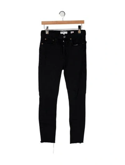 Pre-owned Re/done High-rise Skinny Leg Jeans In Black