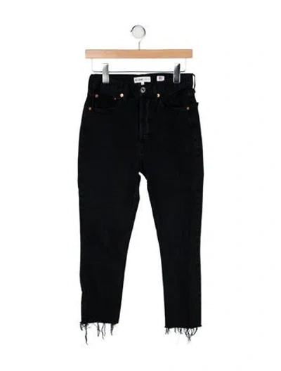 Pre-owned Re/done High-rise Skinny Leg Jeans In Blue