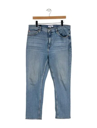 Pre-owned Re/done High-rise Skinny Leg Jeans In Blue