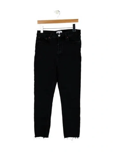 Pre-owned Re/done High-rise Skinny Leg Jeans In Blue