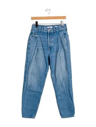 Pre-owned Re/done High-rise Skinny Leg Jeans In Blue