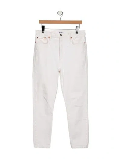 Pre-owned Re/done High-rise Skinny Leg Jeans In Blue