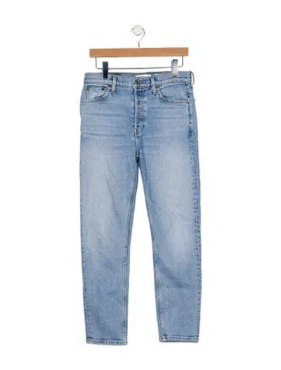 Pre-owned Re/done High-rise Skinny Leg Jeans In Blue