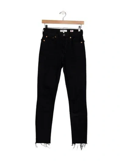 Pre-owned Re/done High-rise Skinny Leg Jeans In Blue