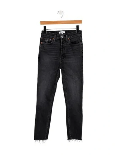 Pre-owned Re/done High-rise Skinny Leg Jeans In Multi