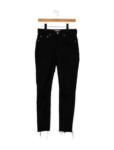 Pre-owned Re/done High-rise Skinny Leg Jeans In Multi