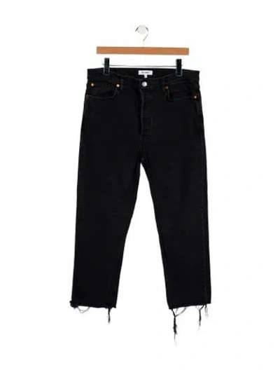 Pre-owned Re/done High-rise Straight Leg Jeans In Multi